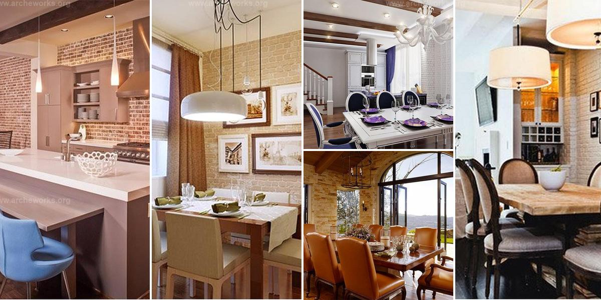 Best Dining Rooms with Brick Walls