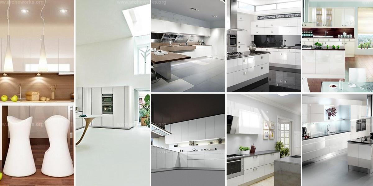 Top High Gloss White Kitchen Designs