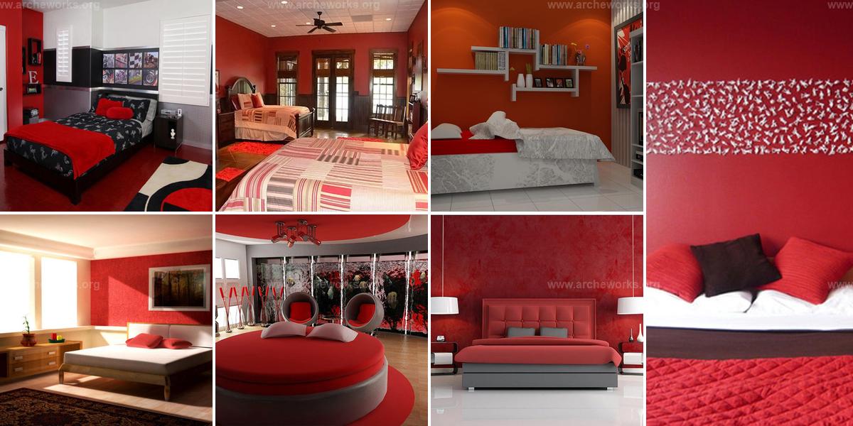 Best Red Bedroom Designs