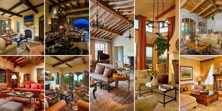 Top Tuscan Living Room Designs