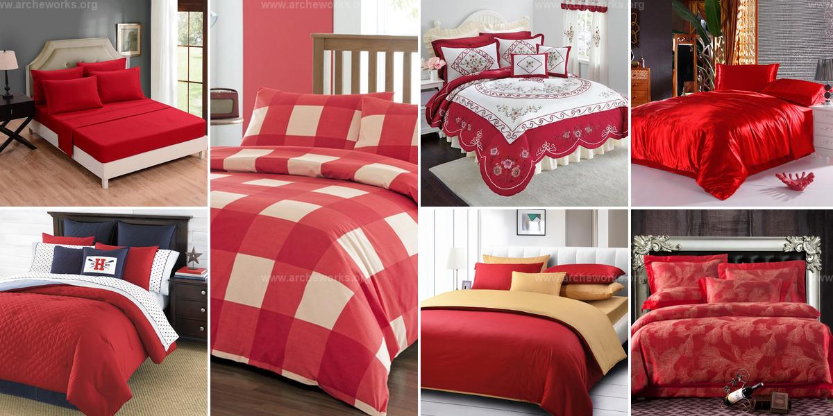 Best Red Bed Linens for Bedrooms