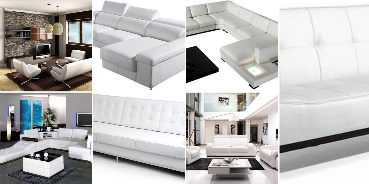 Best White Leather Furniture for Living Rooms