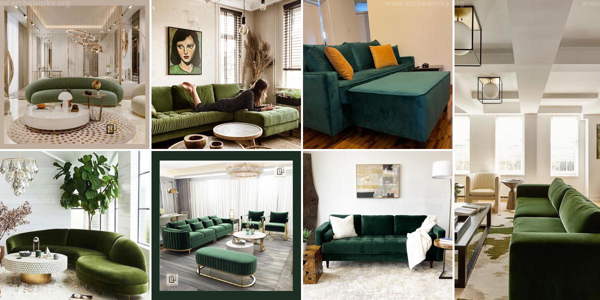 Best Green Couch Ideas for Living Rooms