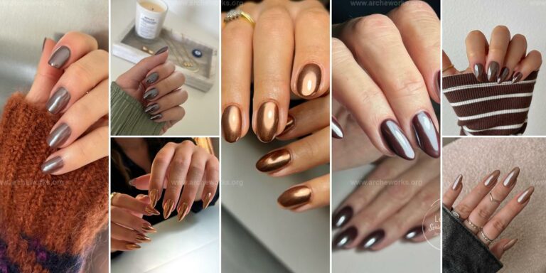 Best Chocolate Chrome Nail Ideas