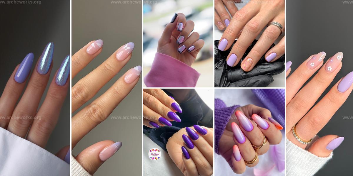 Top Purple Summer Nail Ideas