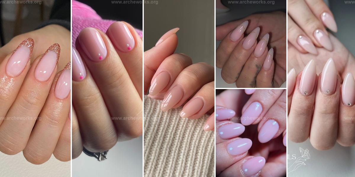 Top Milky Pink Almond Nail Ideas