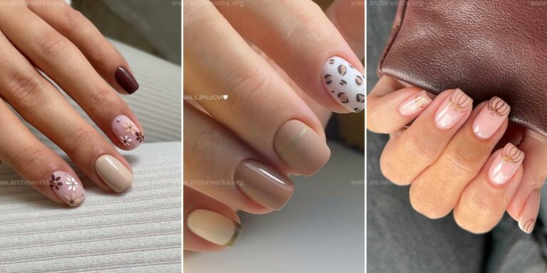 Best Fall Short Square Nail Ideas