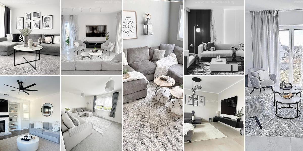 Top Grey and White Living Room Ideas and Tips