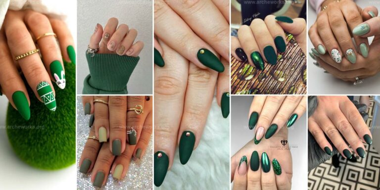 Best Matte Green Nail Ideas