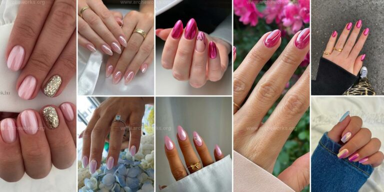 Top Pink Chrome Nail Ideas