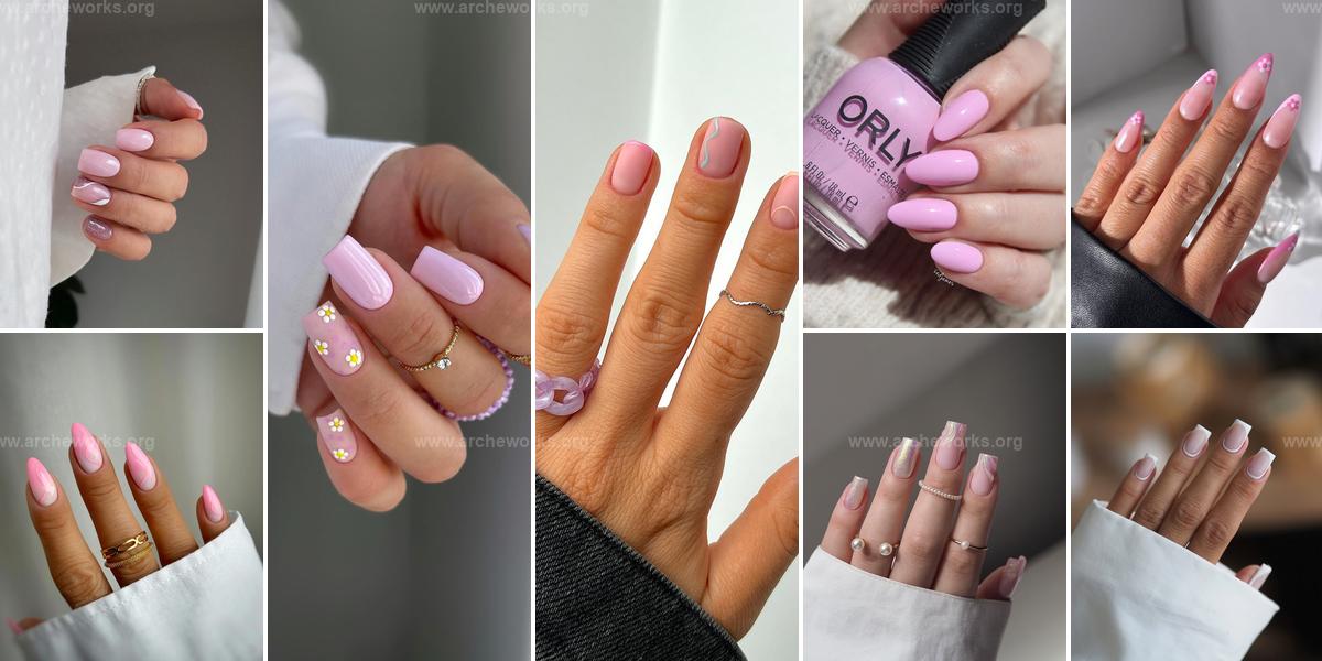 Top Pastel Pink Nail Designs