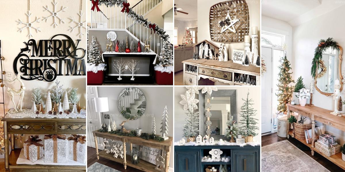 Top Entryway Christmas Decor Ideas