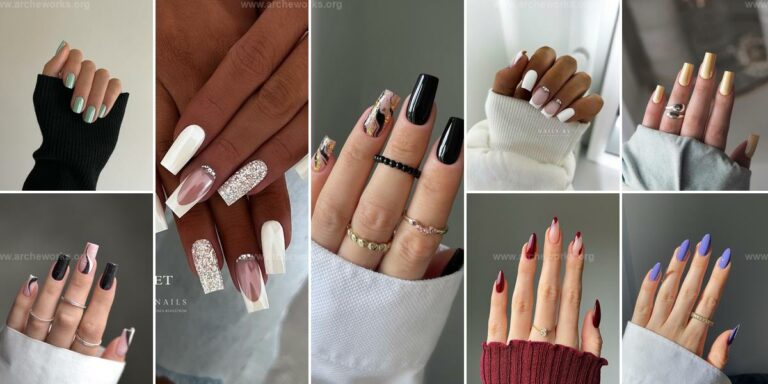 Top Nails for Black Dresses & Outfits