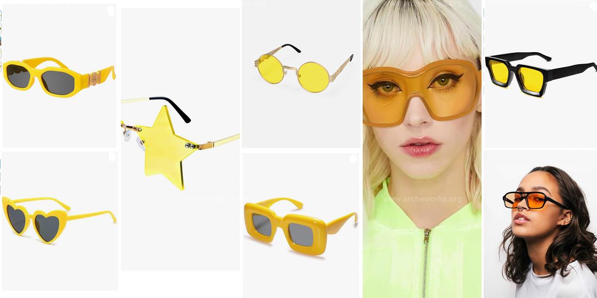 Top Yellow Sunglasses Ideas for Women