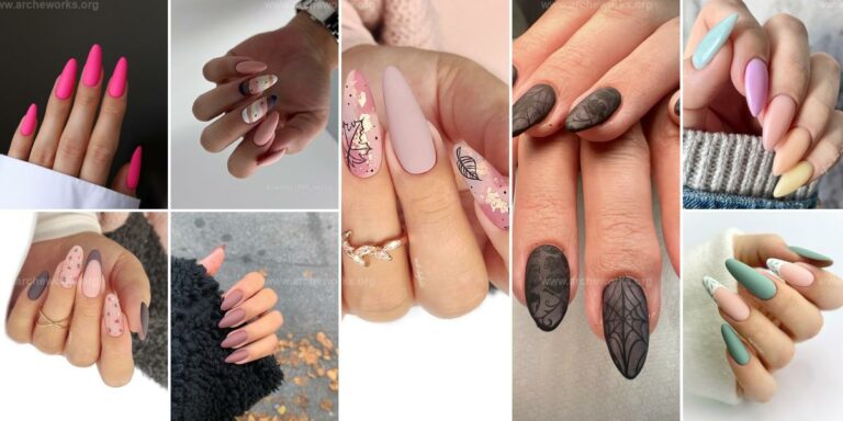 Best Matte Almond Nail Trends