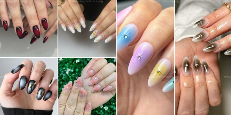 Top Aura Almond Nail Ideas