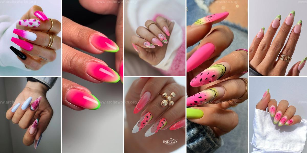 Best Watermelon Nail Designs