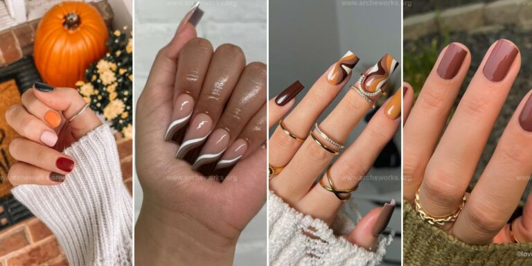 Top Square Fall Nail Design Inspirations