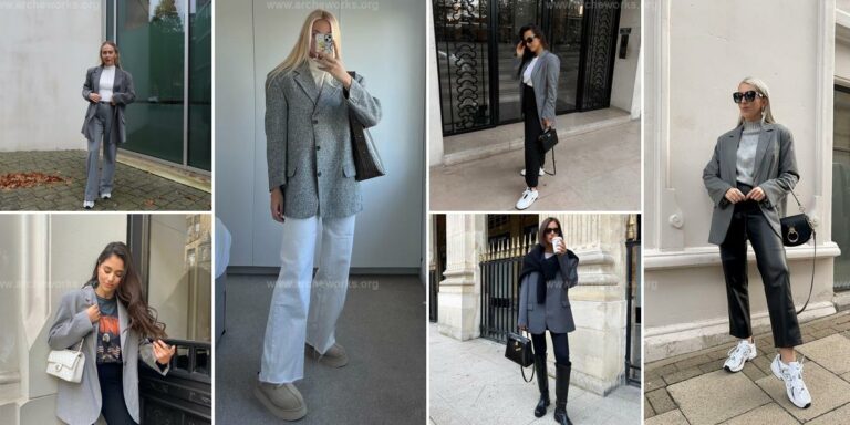 Best Casual Grey Blazer Outfit Ideas for Women