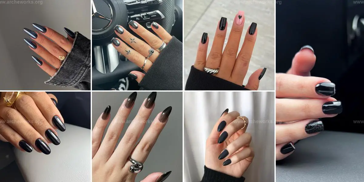 Top Minimalist Black Nail Ideas