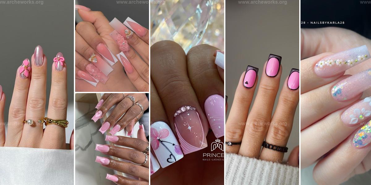 Top Pink Birthday Nail Ideas