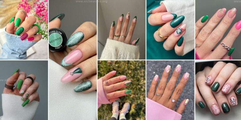 Top Pink and Green Nail Ideas