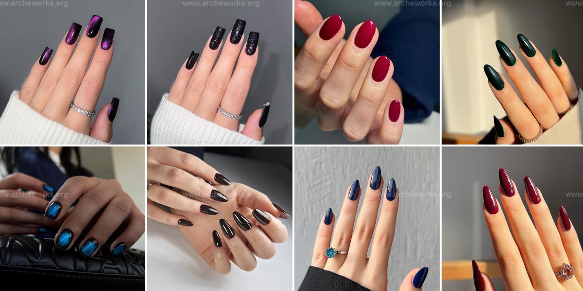 Top Dark Classy Nail Ideas