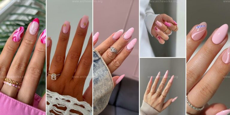 Best Pink Acrylic Nail Ideas