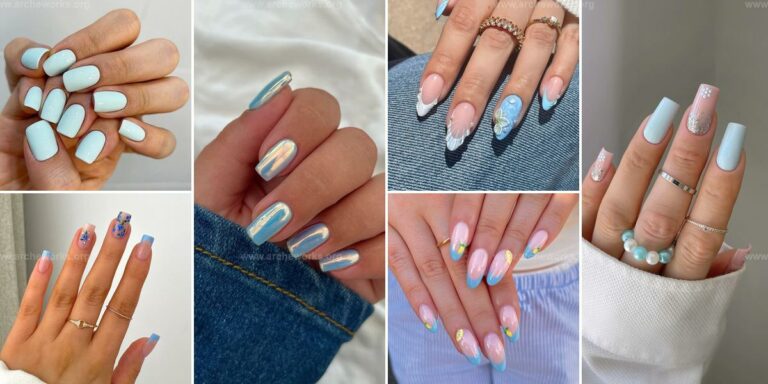 Top Light Blue Summer Nail Ideas