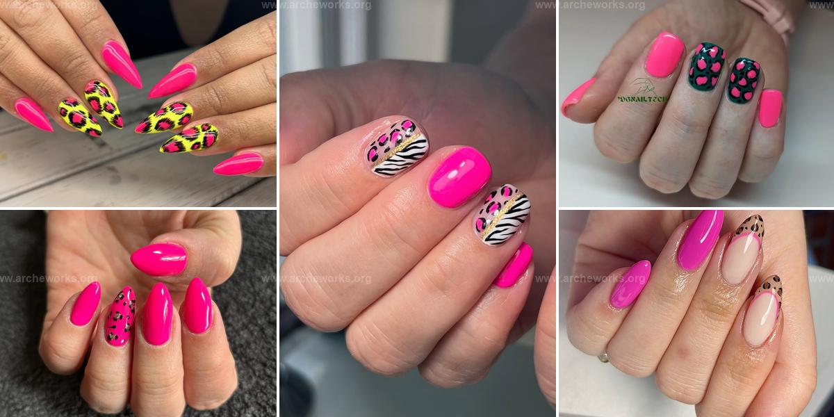 Best Pink Leopard Nail Ideas