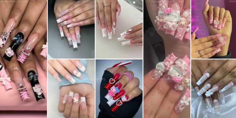 Best Hello Kitty Nail Ideas