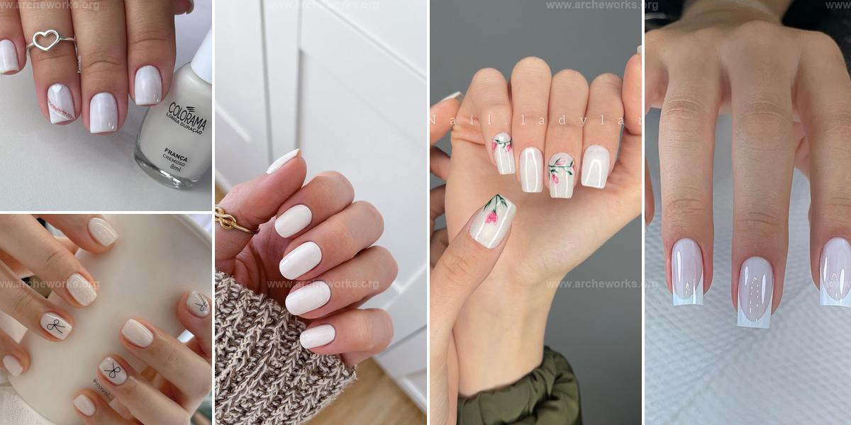 Best Short White Nail Ideas