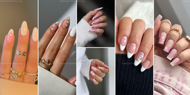 Best White and Pink Nail Ideas