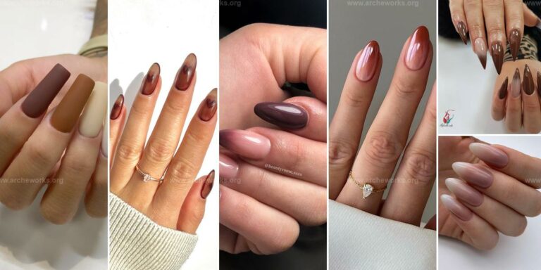 Best Brown Ombre Nail Ideas