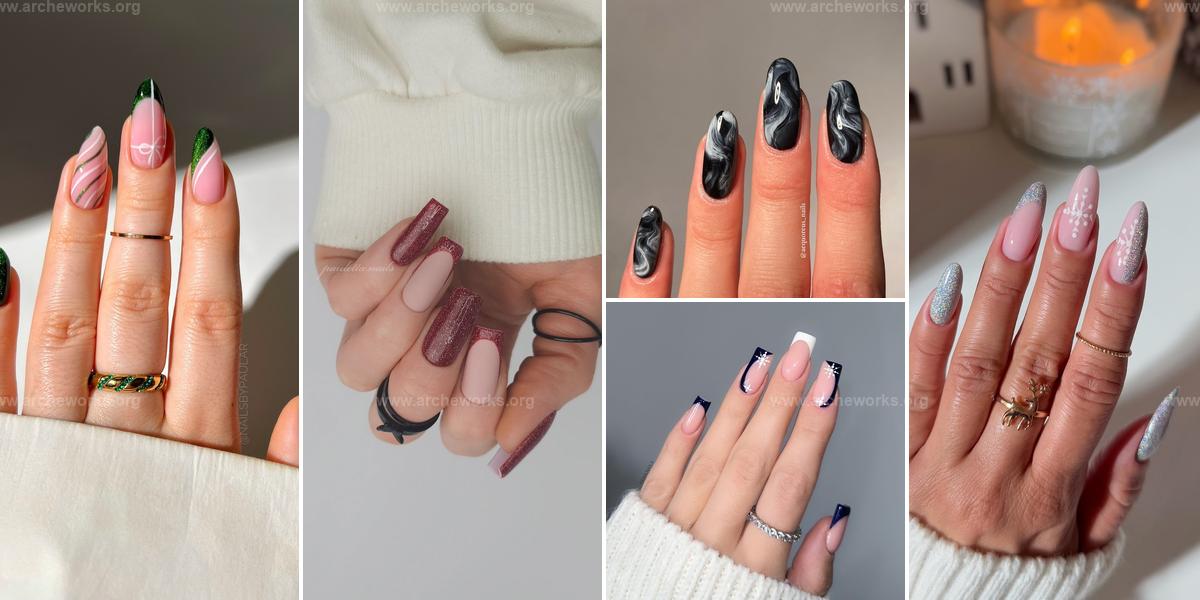 Top Acrylic Winter Nail Ideas