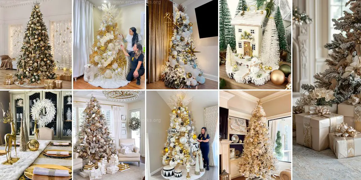 Best White and Gold Christmas Decor Ideas