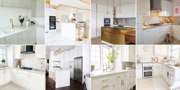 Top White and Gold Kitchen Inspirations