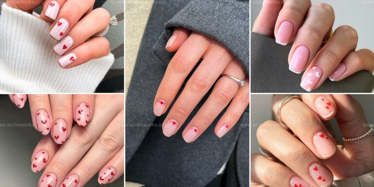 Top Short Nail Ideas for Valentines Day