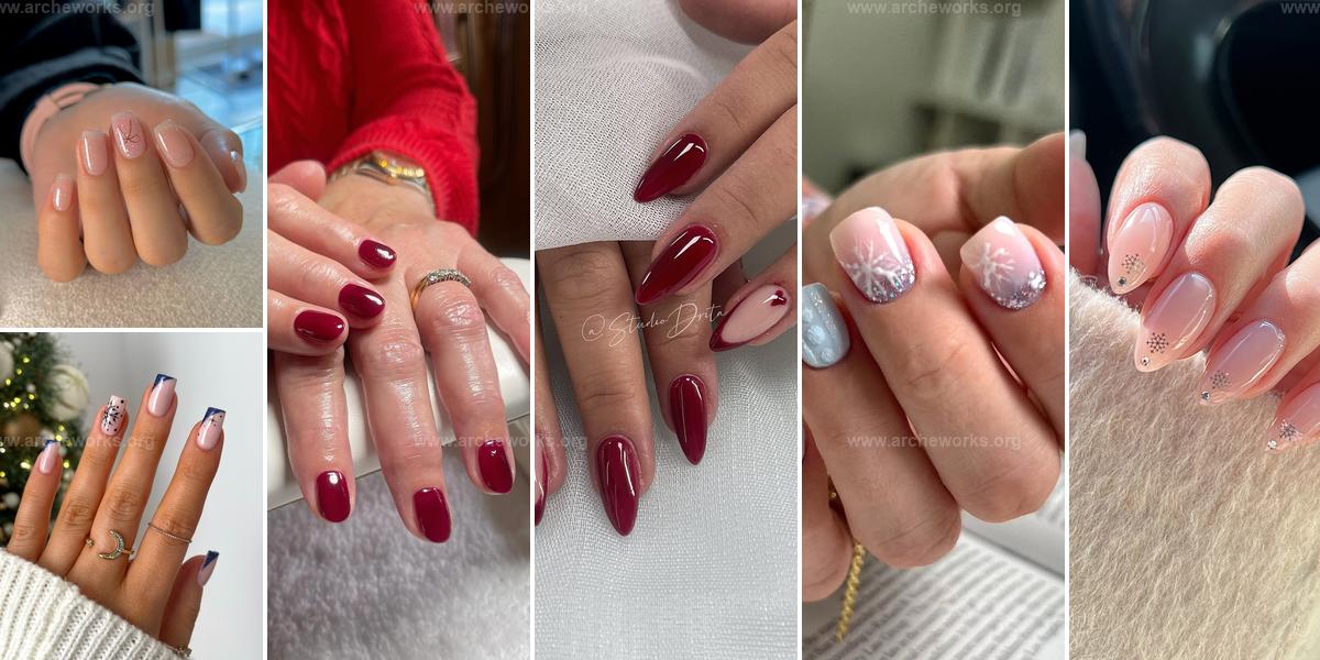 Top Gel Winter Nail Ideas